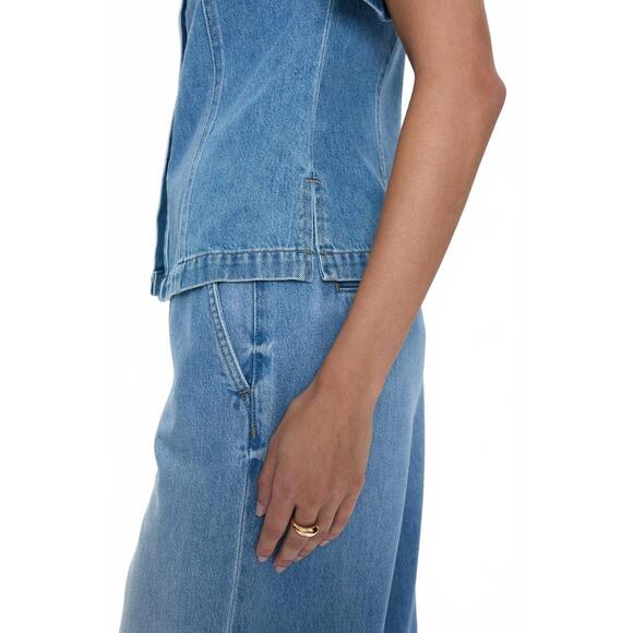 NEW PISTOLA cyndi denim shirt in palo alto - Picture 5 of 6